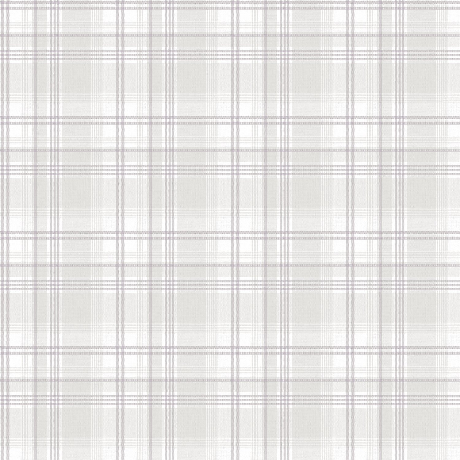 Galerie G56305 Nordic Elements Tartan Design Wallpaper, Greige, 10m x 53cm