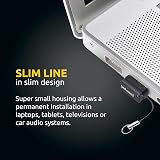 Intenso Slim Line 8GB USB 3.2 Gen 1x1 Flash Drive Black Compact Storage view 3