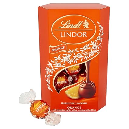 Lindt Lindor Orange Truffles 200 G Amazon In Grocery Gourmet Foods