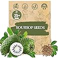 Premium Soursop (Graviola) Seeds – 25+ Non-GMO Heirloom - Fast-Growing, High-Yield Tropical Fruit Trees