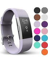 Yousave Accessories&nbsp;Fitbit Charge 2 Bands,&nbsp;Replacement Silicone Sport Wristband The Fitbit Charge 2 - Available in 14 Colours