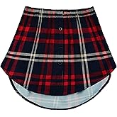 OBBUE Women's Mini Adjustable Shirt Extender Removable Layering Half Length Underskirt with Buttons