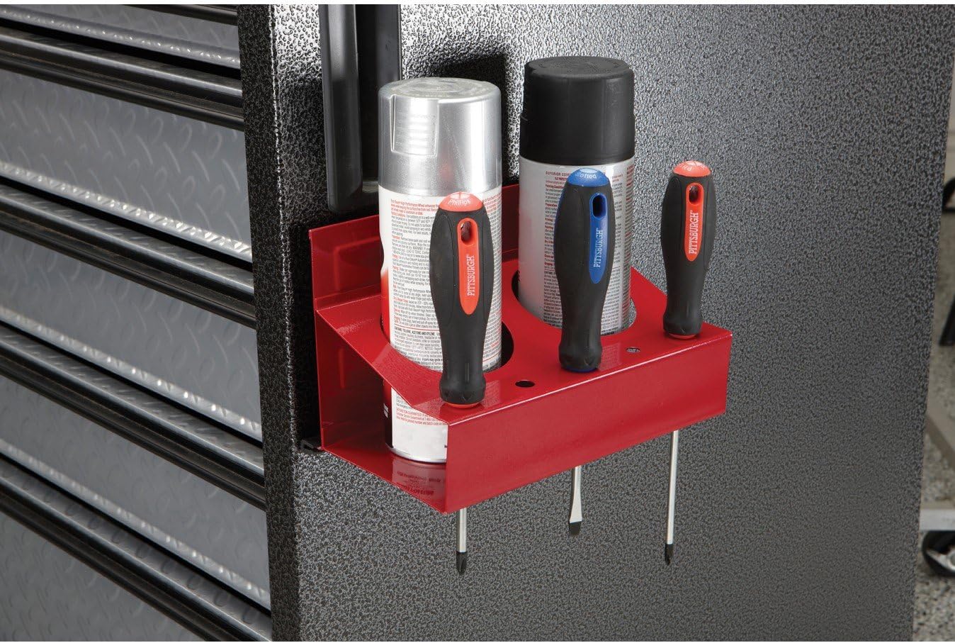 Magnetic Spray Can and Screwdriver Holder by USATNM
