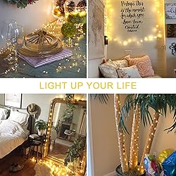 JMEXSUSS 2 Pack Fairy Lights Battery Operated with