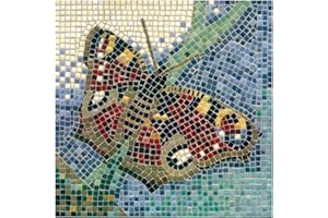 ALEA MOSAIC Discover The Ancient Art of Mosaics with Our Kit for Adults, Square 7inch (20cm) Butterfly