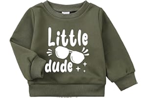 NZRVAWS Infant Baby Boy Clothes 0 6 12 18 24 Month Newborn Long Sleeve Pullover Sweatshirt Fall Toddler Boy Outfits 2-3T
