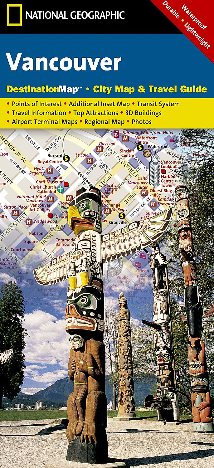 Vancouver National Geographic Destination City Map National Geographic Maps 0749717203129 Amazon Com Books