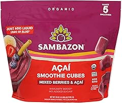 Organic Mixed Berries & Acai Blenderless Smoothie Cubes, 20 Oz