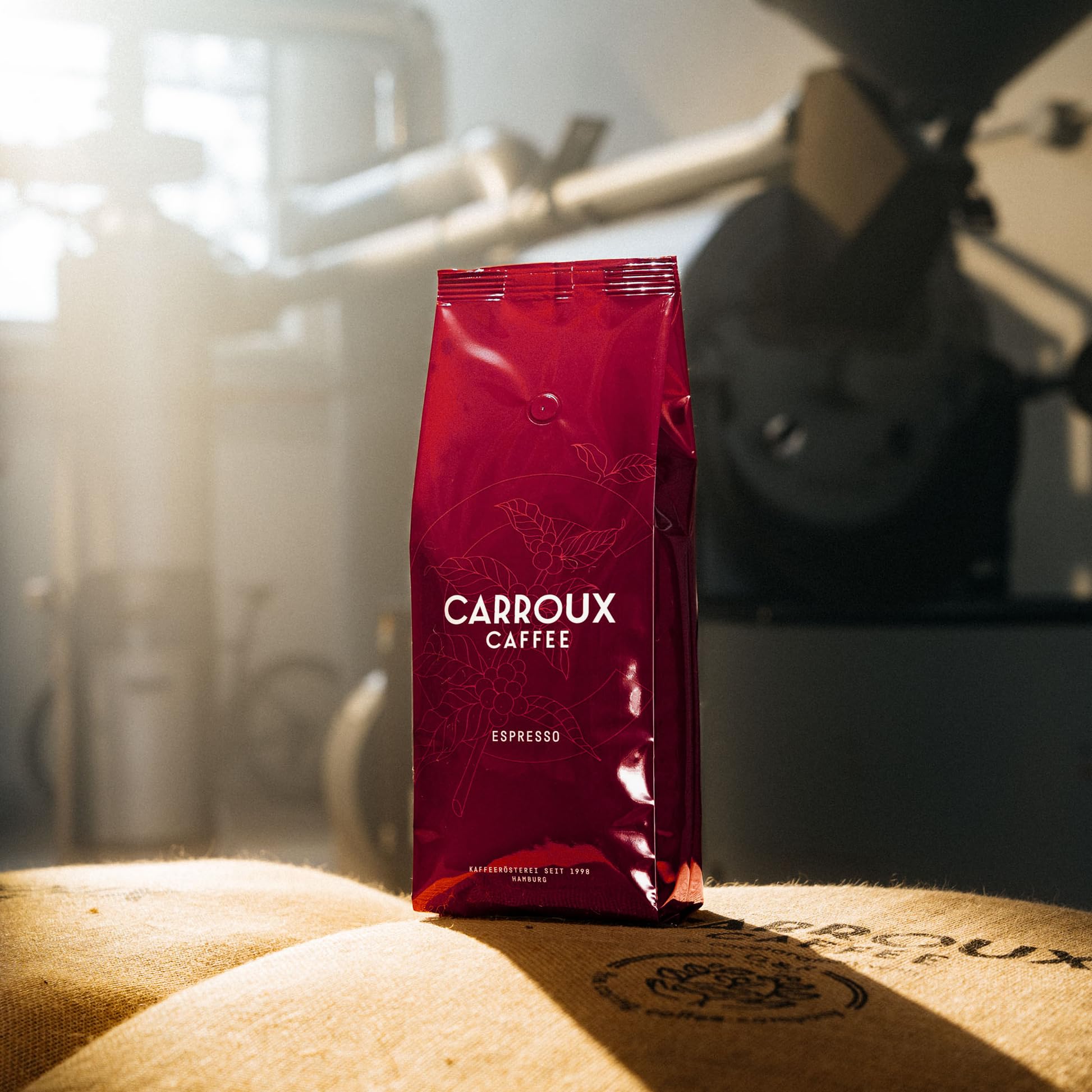 CARROUX Espresso, ganze Bohnen (6x 500 g). Für Siebträger u. Kaffee-Vollautomaten. Frisch geröstete Kaffeebohnen der Privat-Rösterei aus Hamburg 4