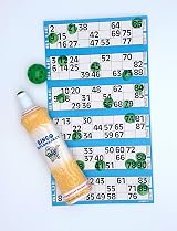 Bingosupermarket Bingo Tickets 6 To a Sheet 1-90 Perforated Blue 600 Pad view 2