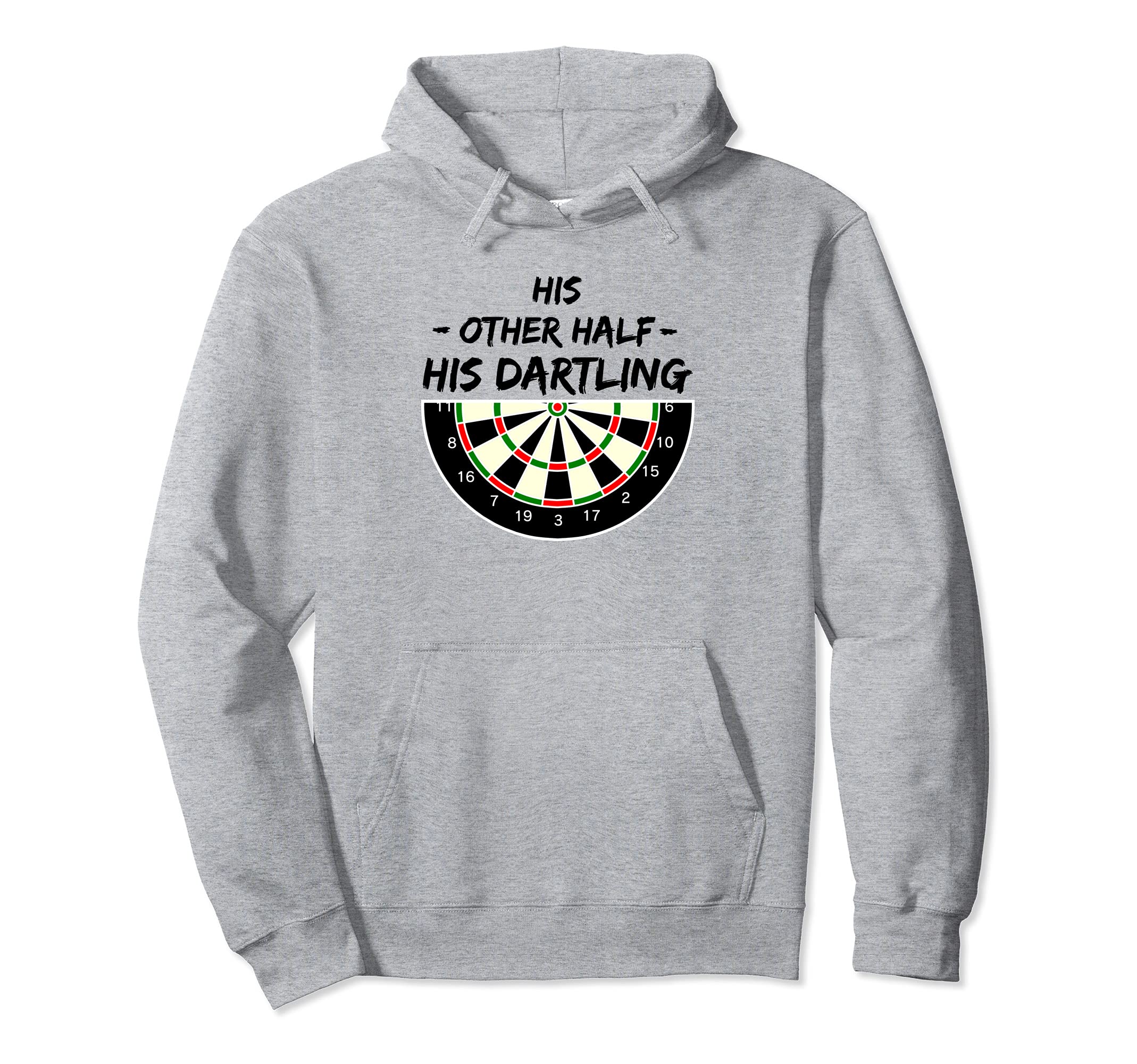 His other half - his dartling - darling darts player couple Pullover Hoodie