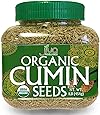Jiva Organics Organic Cumin Seeds Whole 1 Pound Jar - Non-GMO
