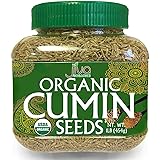 Jiva Organics Organic Cumin Seeds Whole 1 Pound Jar - Non-GMO