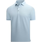 Alex Vando Mens Golf Shirt Moisture Wicking Quick-Dry Short Sleeve Polo | UPF40,Soft &amp; stretch,Sweat resistant,Multi-scene sports &amp; office apparel