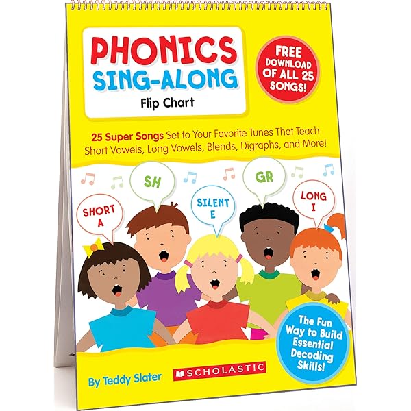 Word Family Sing-Along Flip Chart & CD: 25 Fun Songs Set to Your