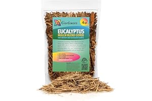 ? Gardenera Eucalyptus Mulch - Naturally Suppress Weeds and Enhance Plant Growth - 4 QUARTS