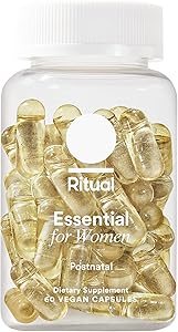 Ritual Women's Postnatal Multivitamin - 60 Capsules - 30 Servings | Key Essential Vitamins and Minerals - Support Mom and Bab