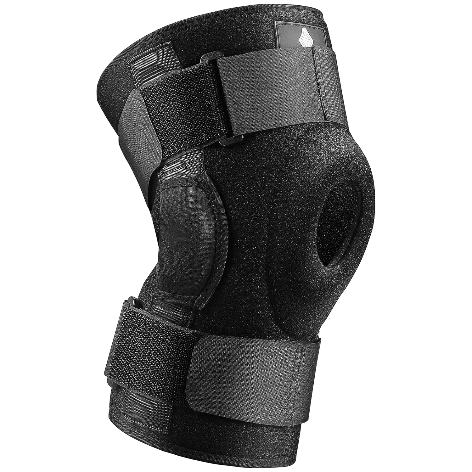 NEENCA Hinged Knee Brace, Adjustable Compression Knee Support Brace for Men & Women, Open Patella Knee Wrap for Knee Pain, Swollen,Meniscus Tear,ACL,PCL,MCL,Joint Pain Relief, Injury Recovery. ACE-56: Industrial & Scientific