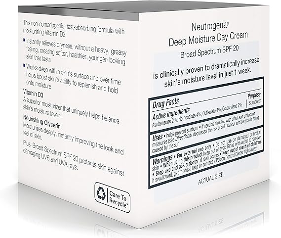 neutrogena deep moisture day cream