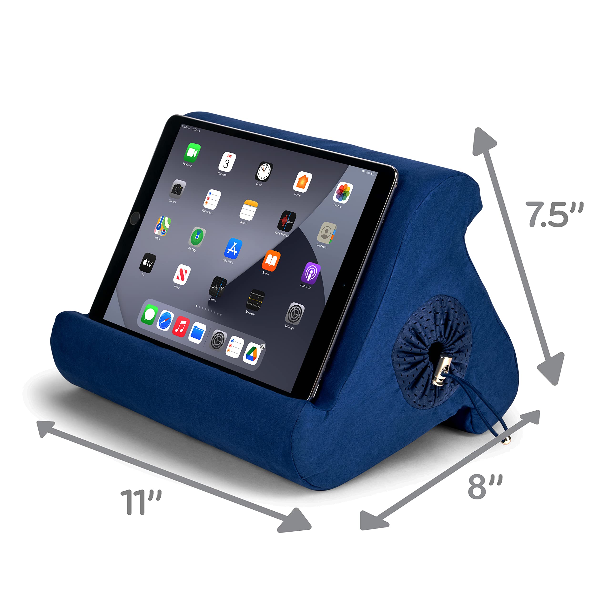 Flippy Tablet Pillow Stand and iPad Holder for Lap, Desk and Bed, Multi