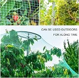 Jsdoin Strawberry Netting 4x10m Garden Net with Pegs Ties Pond Protective Mesh view 5