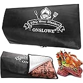 BBQ Blanket for Resting Meat, Reusable Reat Insulated Resting Bag, Smoker Meat Resting Blanket, Insulated Brisket Resting Blanket with Wide Mouth Perfect for Gifting, (21 in Black)