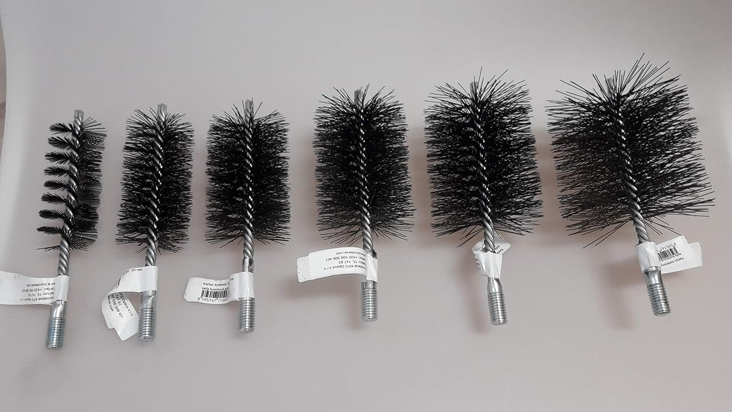 Ofenrohrbürste 120 Mm - Aus Stahldraht | Für Kamin, Heizkessel & Rohre | Kaminkehrerqualität