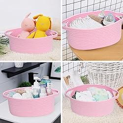 ABenkle Small Basket, 12"x 8" x 5" Cute Small Woven