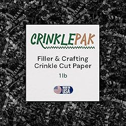 CrinklePak 1LB USA Made Black Crinkle Paper Filler