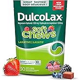 DulcoLax Soft Chews, Laxative for Gentle Occasional Constipation Relief For Adults and Kids Ages 12 and Over, Vegan, Stimulan