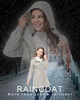 33,000ft Women Rain Jacket Lightweight Hooded Waterproof Breathable Beige XL/16 view 2