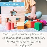 Jaques of London Wooden Shape Sorter Montessori Toy for 1 Year Old view 5