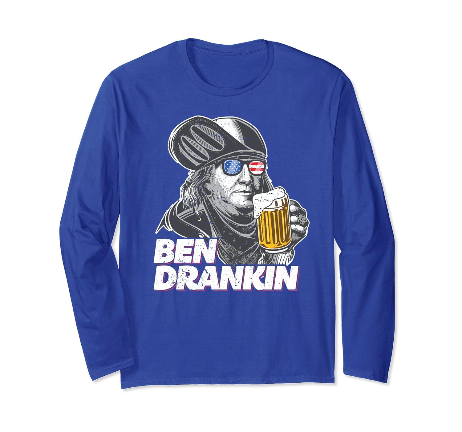 Ben Drankin Franklin Beer American Patriot Sleeves Shirt-anz