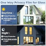 rabbitgoo Heat Reflective Window Film Privacy One Way Mirror 75x300cm view 7