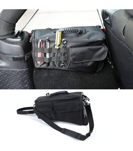 7xBlack Tailgate Storage Bag Multitool Kit Organizer Pocket For Ford - View #4