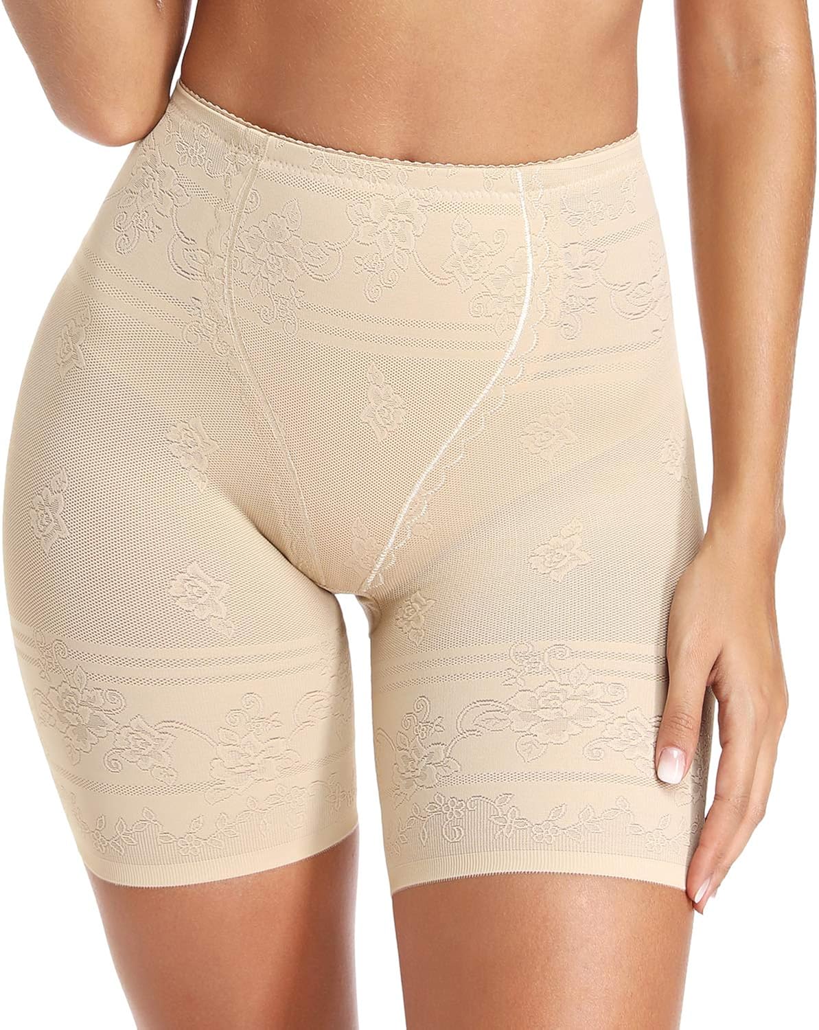 Womens Shapewear Shorts Tummy Control High Waist Panty Thigh Slimmer for Under Dresses at  Women’s Clothing store