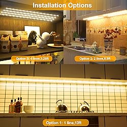 LAFULIT Under Cabinet Lighting Kit - 8 PCS, 2700K