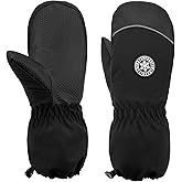 RunRRIn Kids Mittens - Waterproof Warm Winter Gloves for Boys and Girls, Thermal Insulated for Snow Play & Cold Weather