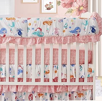 mermaid crib bedding amazon