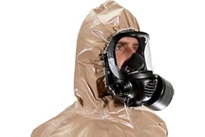 MIRA SAFETY M MIRA SAFETY Suit Disposable Protective Coverall with Hood and Elastic Cuff Size LARGE XLARGE Respiratory Protection (HAZ-SUIT LG/XLG)