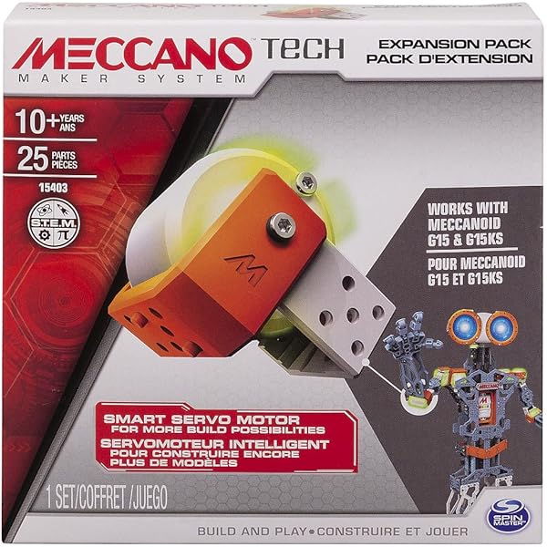 meccanoid g15 ks stem toy personal robot building set with 10 servo motors total