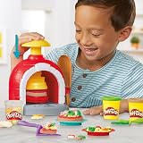 Play-Doh Kitchen Creations Pizza Oven Set with 6 Colors and Tools view 3