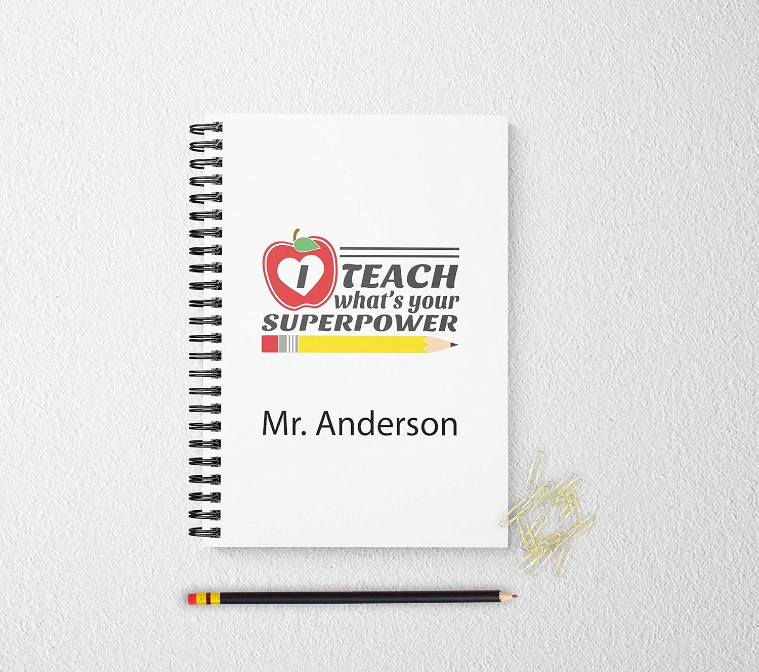 Journals for teachers, notebooks for teachers, 8.5x5.5