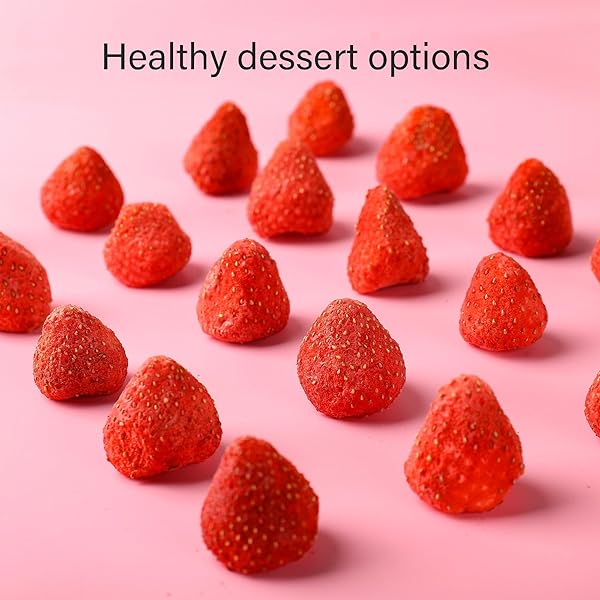 XIAOCUN DIARY, FREEZE DRIED WHOLE STRAWBERRIES, FRUITS SNACKS 3.8 OZ, DRY STRAWBERRY CRISPS, NATURAL YUMMY DEHYDRATED STRAWBERRY SLICES, RESEALABLE BAG