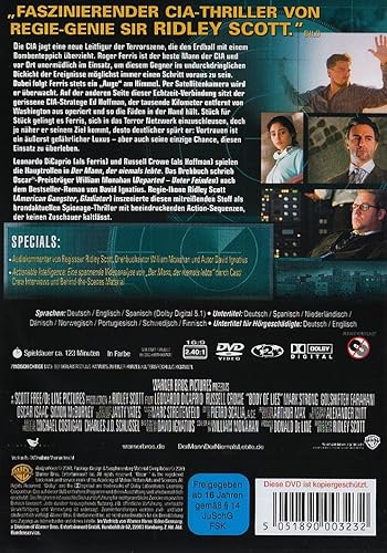 Der Mann Der Niemals Lebte Amazon De Russell Crowe Leonardo Dicaprio Mark Strong Golshifteh Farahani Oscar Isaac Ali Suliman Alon Aboutboul Vince Colosimo Simon Mcburney Mehdi Nebbou Michael Gaston Kais Nashif Jamil Khoury