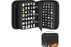 Fireproof Pin Display Book for Collectors, 6 Pages Enamel Pin Display Case, Travel Pin Trading Book, Pin Holder Board Storage