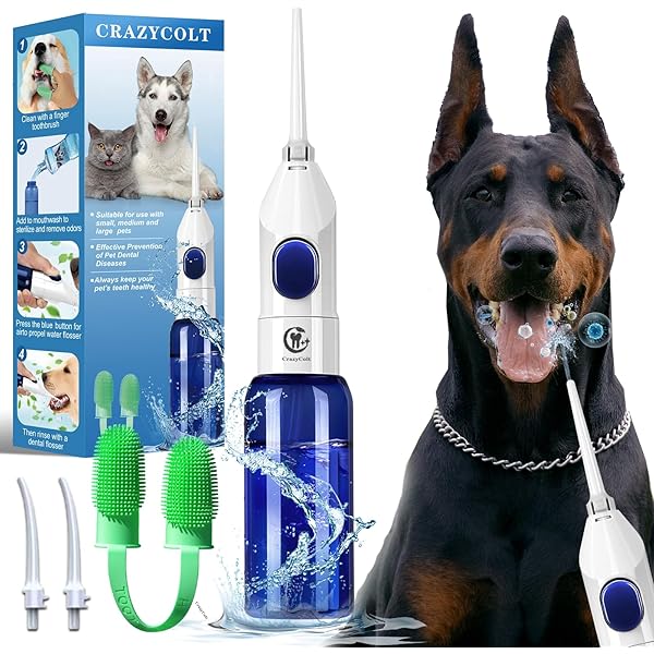AAU Ultrasonic Dog Teeth Cleaner Rechargeable Plaque Remover