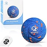 Ollapet Smart Interactive Dog Toy Ball - Auto Bouncing & Rolling, Chew-Resistant E-TPU Material, 3 Interactive Modes, IPX7 Waterproof, Smart Chase Pet Toy Ball for Medium and Large Dogs (Blue)