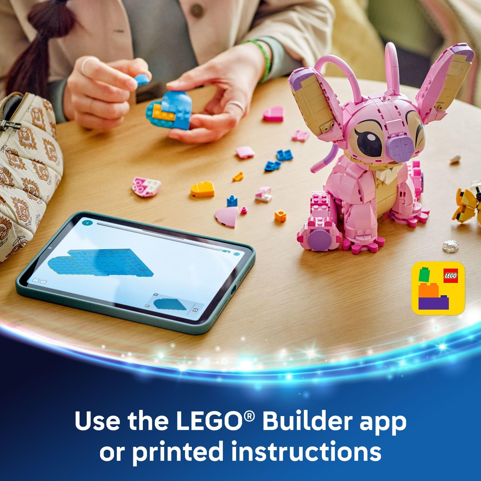 LEGO Disney Angel Lilo & Stitch Kids Toy - Room Decor and Building Set for Girls and Boys, Ages 9+ - Birthday Gift Idea for Young Fans Who Love Stitch Stuff and Learning Toys - 43257