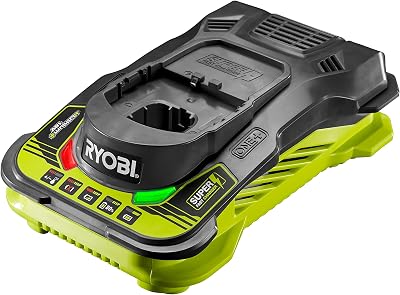 Ryobi 18V ONE+ Charger RB18L50 5.0Ah Hyper Green Grey LED Indicators